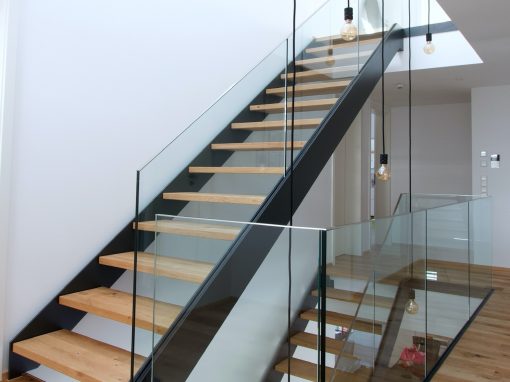 Double escalier sur mesure à Val de Moder