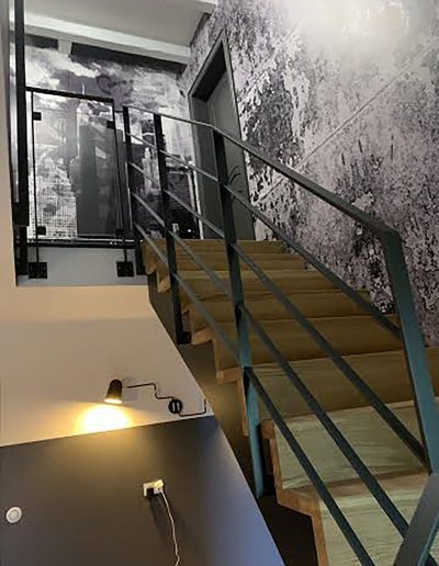 Escalier moderne et design sur mesure fabriqué par K-ESCALIERS