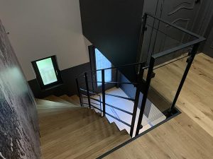 Escalier moderne et design sur mesure fabriqué par K-ESCALIERS