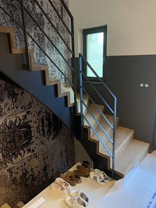 Escalier moderne et design sur mesure fabriqué par K-ESCALIERS