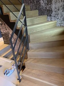 Escalier moderne et design sur mesure fabriqué par K-ESCALIERS