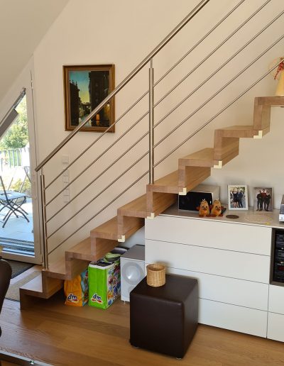 Escalier moderne et design sur mesure fabriqué par K-ESCALIERS