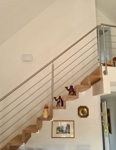 Escalier moderne et design sur mesure fabriqué par K-ESCALIERS