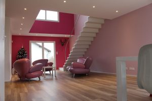 Escalier moderne et design sur mesure fabriqué par K-ESCALIERS