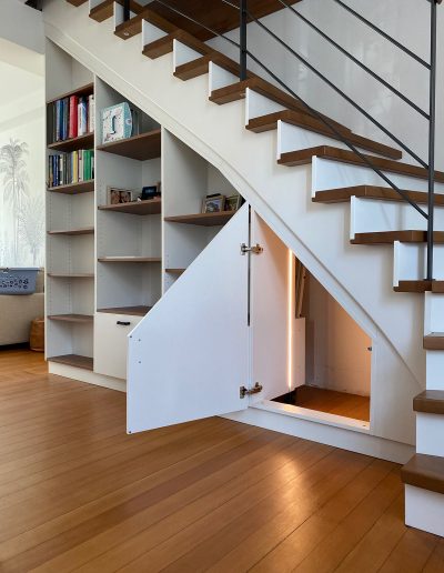 Escalier moderne et design sur mesure fabriqué par K-ESCALIERS