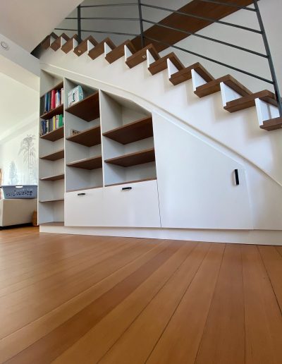 Escalier moderne et design sur mesure fabriqué par K-ESCALIERS