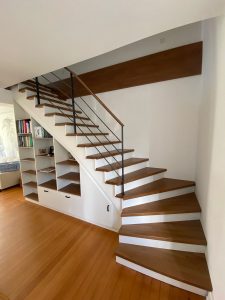 Escalier moderne et design sur mesure fabriqué par K-ESCALIERS