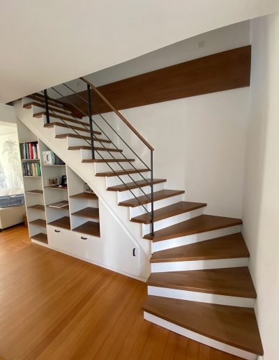 Escalier moderne et design sur mesure fabriqué par K-ESCALIERS