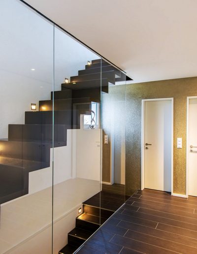 Escalier moderne et design sur mesure fabriqué par K-ESCALIERS