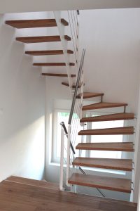 Escalier moderne et design sur mesure fabriqué par K-ESCALIERS