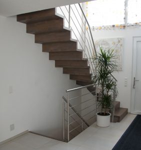 Escalier moderne et design sur mesure fabriqué par K-ESCALIERS