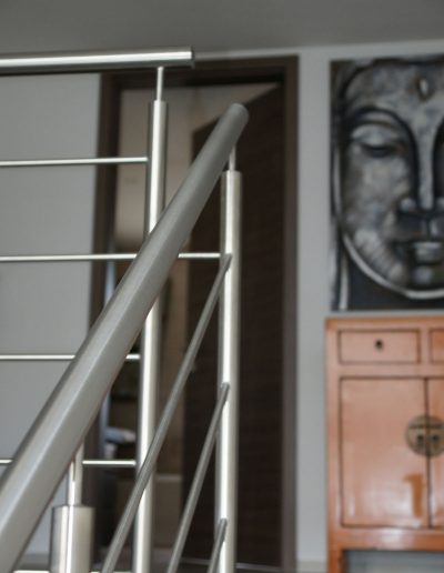 Escalier moderne et design sur mesure fabriqué par K-ESCALIERS