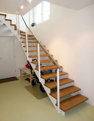 Escalier moderne et design sur mesure fabriqué par K-ESCALIERS
