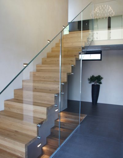 Escalier moderne et design sur mesure fabriqué par K-ESCALIERS