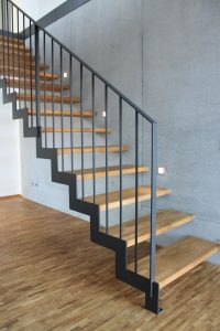 Escalier moderne et design sur mesure fabriqué par K-ESCALIERS