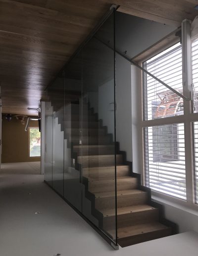 Escalier moderne et design sur mesure fabriqué par K-ESCALIERS