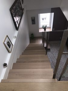 Escalier moderne et design sur mesure fabriqué par K-ESCALIERS