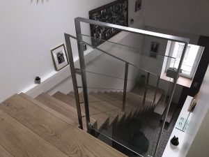 Escalier moderne et design sur mesure fabriqué par K-ESCALIERS