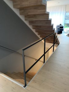 Escalier moderne et design sur mesure fabriqué par K-ESCALIERS