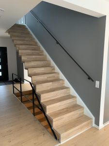 Escalier moderne et design sur mesure fabriqué par K-ESCALIERS