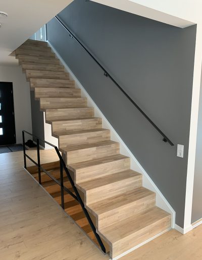Escalier moderne et design sur mesure fabriqué par K-ESCALIERS