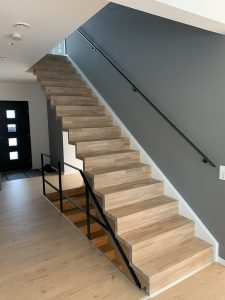 Escalier moderne et design sur mesure fabriqué par K-ESCALIERS