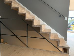 Escalier moderne et design sur mesure fabriqué par K-ESCALIERS