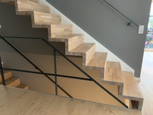 Escalier moderne et design sur mesure fabriqué par K-ESCALIERS