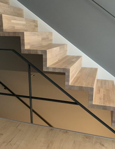 Escalier moderne et design sur mesure fabriqué par K-ESCALIERS