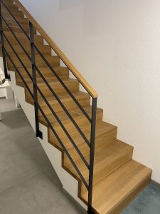 Escalier moderne et design sur mesure fabriqué par K-ESCALIERS