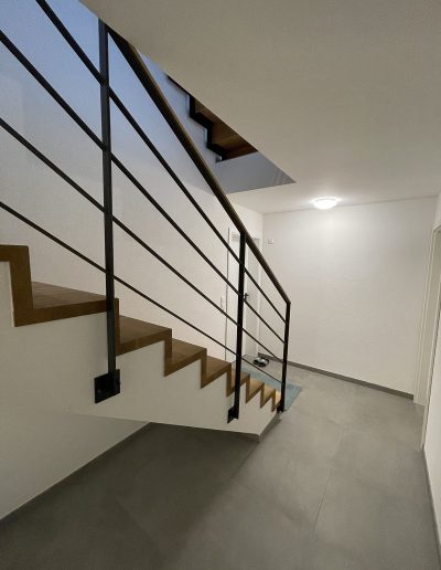 Escalier moderne et design sur mesure fabriqué par K-ESCALIERS