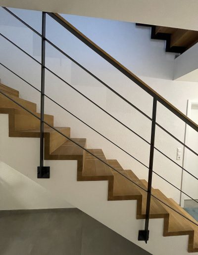 Escalier moderne et design sur mesure fabriqué par K-ESCALIERS