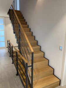Escalier moderne et design sur mesure fabriqué par K-ESCALIERS