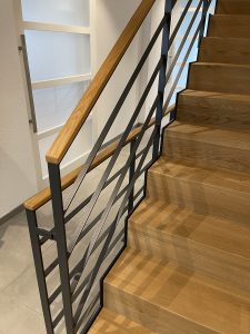 Escalier moderne et design sur mesure fabriqué par K-ESCALIERS