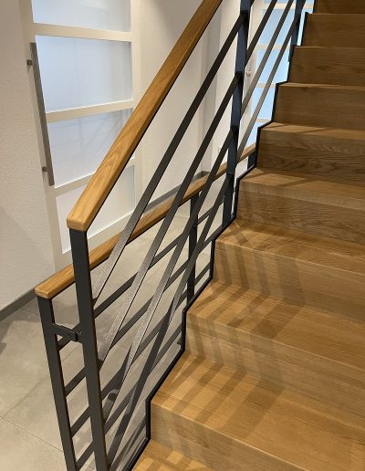 Escalier moderne et design sur mesure fabriqué par K-ESCALIERS