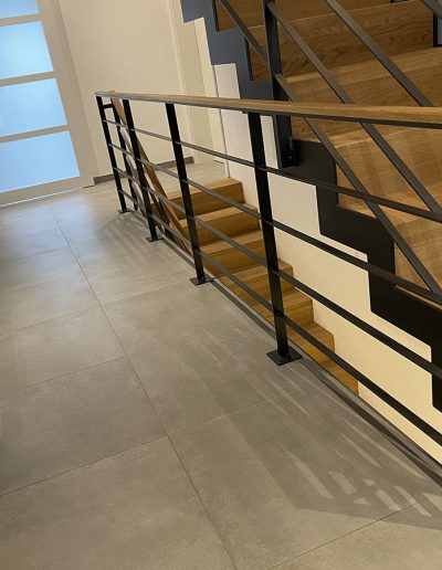 Escalier moderne et design sur mesure fabriqué par K-ESCALIERS