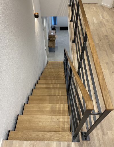 Escalier moderne et design sur mesure fabriqué par K-ESCALIERS