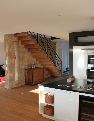 Escalier moderne et design sur mesure fabriqué par K-ESCALIERS