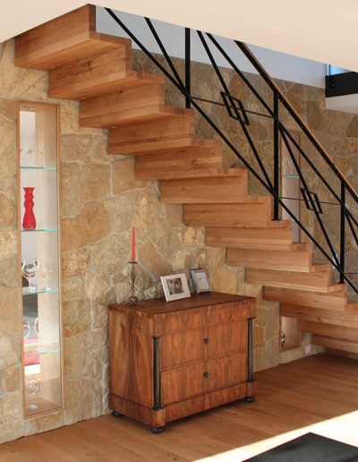 Escalier moderne et design sur mesure fabriqué par K-ESCALIERS