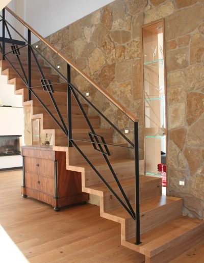 Escalier moderne et design sur mesure fabriqué par K-ESCALIERS
