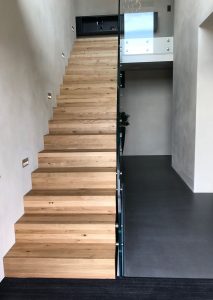 Escalier moderne et design sur mesure fabriqué par K-ESCALIERS