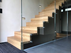 Escalier moderne et design sur mesure fabriqué par K-ESCALIERS