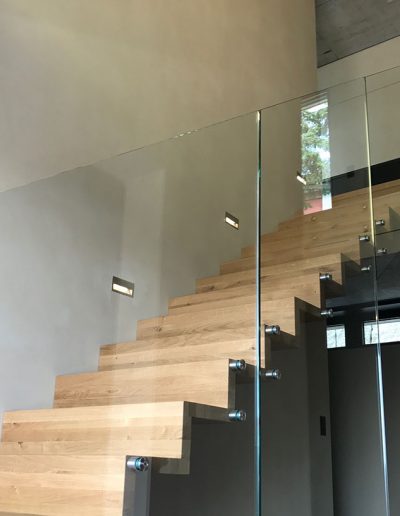 Escalier moderne et design sur mesure fabriqué par K-ESCALIERS