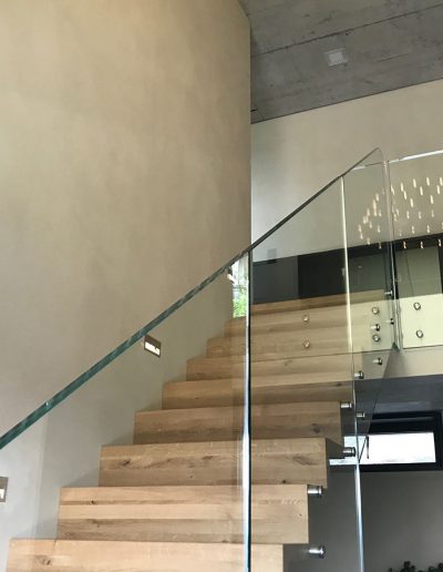 Escalier moderne et design sur mesure fabriqué par K-ESCALIERS