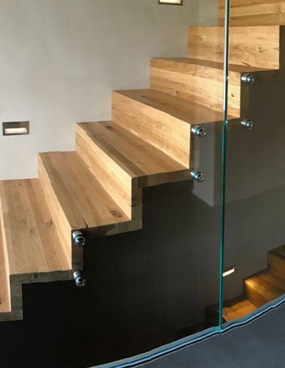 Escalier moderne et design sur mesure fabriqué par K-ESCALIERS