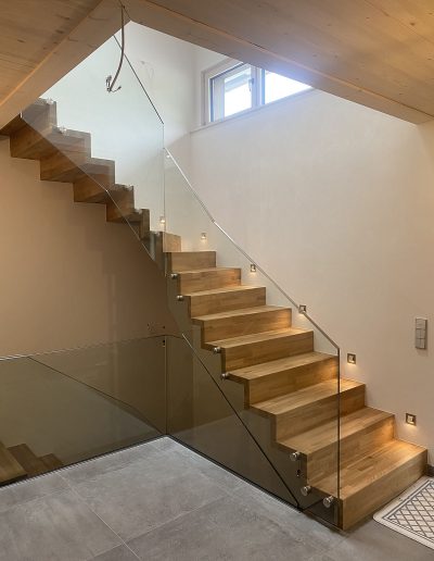 Escalier moderne et design sur mesure fabriqué par K-ESCALIERS