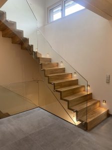 Escalier moderne et design sur mesure fabriqué par K-ESCALIERS