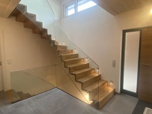 Escalier moderne et design sur mesure fabriqué par K-ESCALIERS