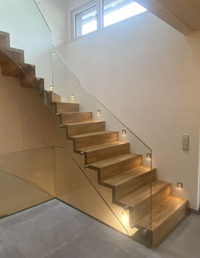 Escalier moderne et design sur mesure fabriqué par K-ESCALIERS