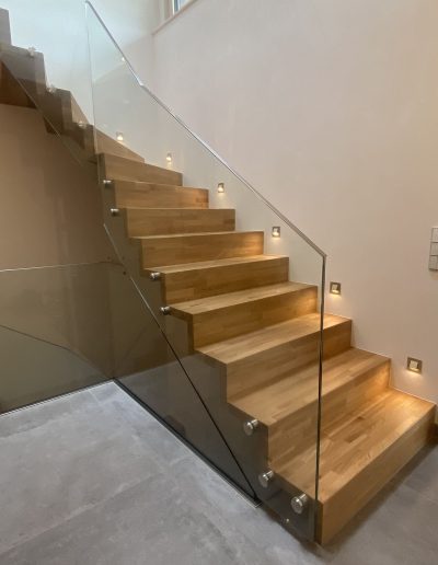 Escalier moderne et design sur mesure fabriqué par K-ESCALIERS